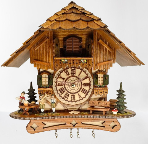 Schwarzwälder kuckucksuhr mit - schwarzwälder,